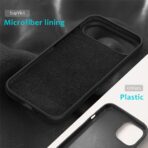 IPhone 17 Air Black Silicone Cover - Image 2
