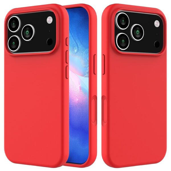 IPhone17 Pro Max Red Silicone Cover