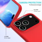 IPhone 17 Pro Silicone Red Cover - Image 3