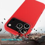 IPhone17 Pro Max Red Silicone Cover - Image 4