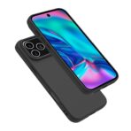 iPhone 17 Pro Soft Matte Black TPU Case – Large Camera Cutout – Shockproof Slim Cover - Image 3