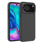 iPhone 17 Pro Max Soft Matte Black TPU Case – Large Camera Cutout – Shockproof Slim Cover