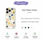 Iphone 17 Pro Max Colorful Floral Blue Leaves Cover - Image 8