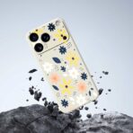 Iphone 17 Pro Max Colorful Floral Blue Leaves Cover - Image 6