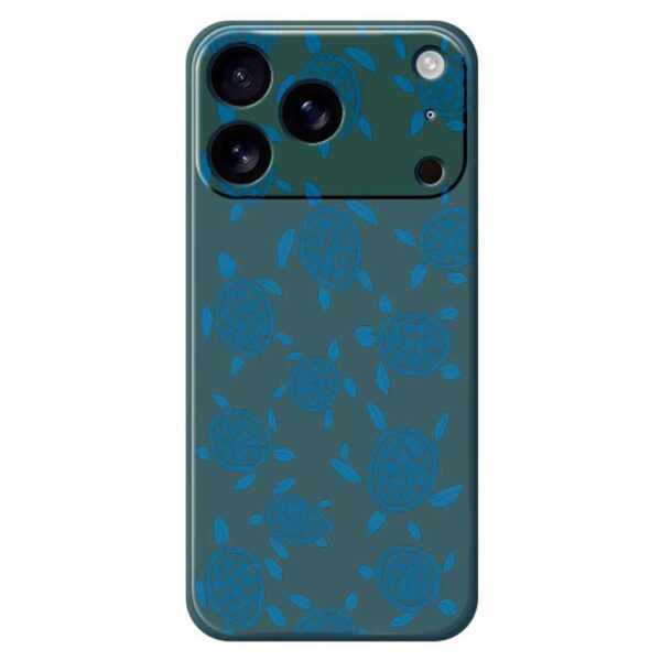 IPhone 17 Pro Blue-Green Turtle TPU Cover