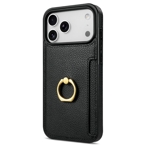 IPhone 17 Pro Card Holder Black Cover