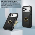 IPhone 17 Pro Max Card Holder Black Cover - Image 5